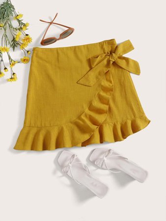 Search yellow skirts | SHEIN USA