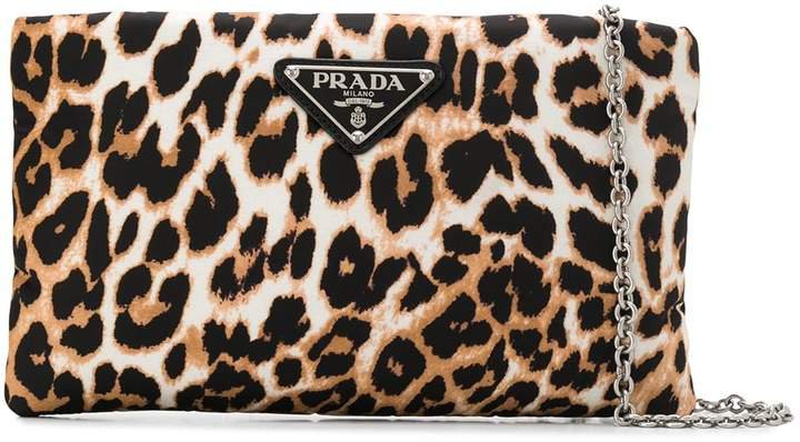 leopard-print cross-body bag