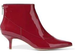 Tiana Faux Patent-leather Ankle Boots