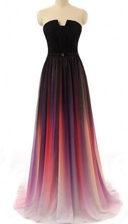 Violet ombre dress