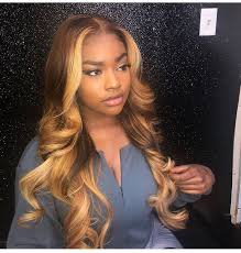 lace front wig with ombre