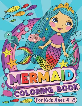 Mermaid Coloring Book: For Kids Ages 4-8 (US Edition) (Silly Bear Coloring Books): Bear, Silly: 9781913671198: Amazon.com: Books