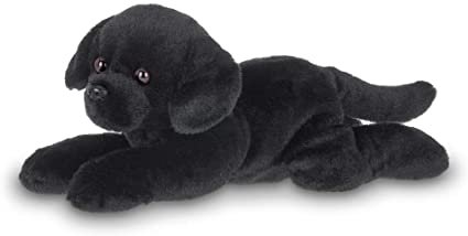 black dog stuffed animal