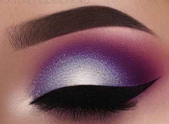 purple ombré eyeshadow