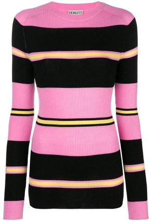 striped knitted top