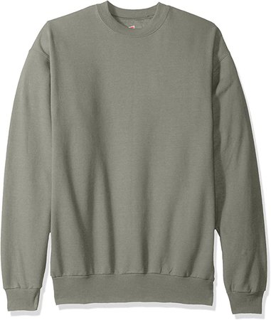 Hanes Men's EcoSmart Fleece Sweatshirt, Safety Orange, Large at Amazon Men’s Clothing store