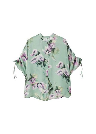 MANGO Floral print blouse