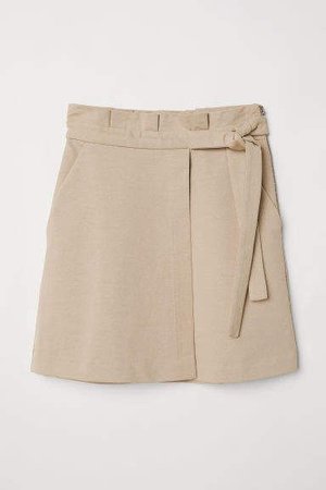 H&M Twill Skirt - Brown