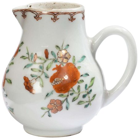 18th Century Porcelain Sparrow Beak Jug For Sale at 1stDibs