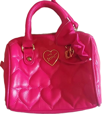pink betsey johnson purse