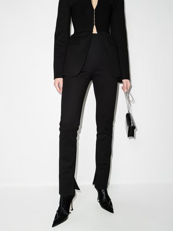 Dion Lee high-waisted Slim Trousers - Farfetch