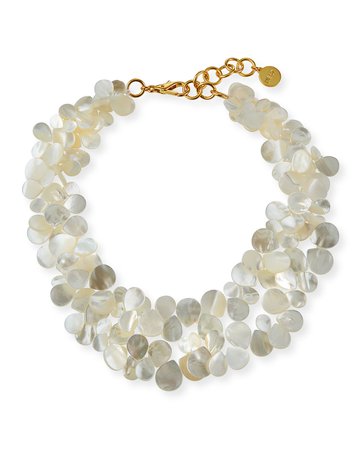 NEST Jewelry Mother-of-Pearl Cluster Necklace