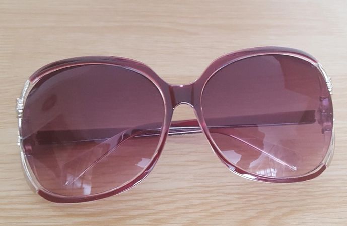 y2k lilac sunglasses