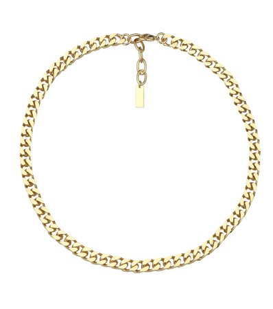 SAINT LAURENT Brass necklace