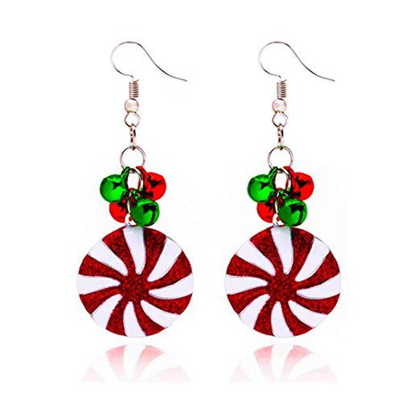 Amazon.com: Christmas Bell Hoop Earrings Christmas Jewelry Gift for Women Girls Cute Festive Earring Including Red Green White Yellow Jingle Bell Dangle Earrings Great Gift Idea: Jewelry