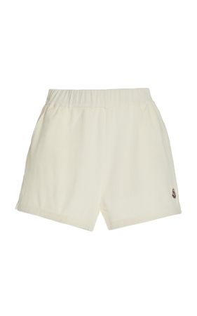 Oversized Cotton-Blend Sweat Shorts By Moncler | Moda Operandi