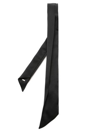 Saint Laurent lavallière thin scarf black 6139323Y011 - Farfetch