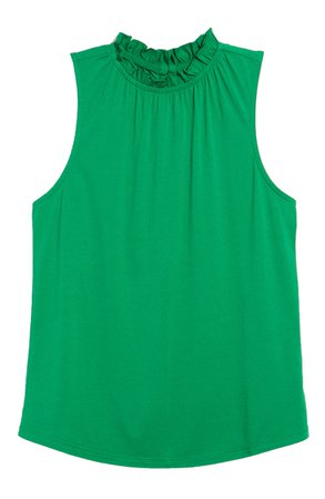 1901 Gathered Neck Sleeveless Knit Top | Nordstrom