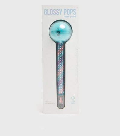 Glossy Pops Bright Blue Lip Balm and Lip Gloss Duo | New Look
