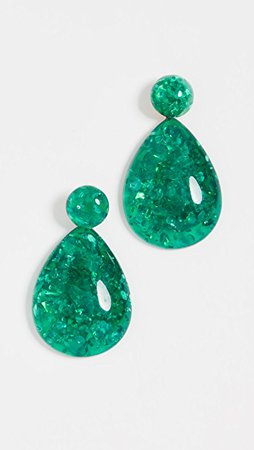 green earrings - Pesquisa Google