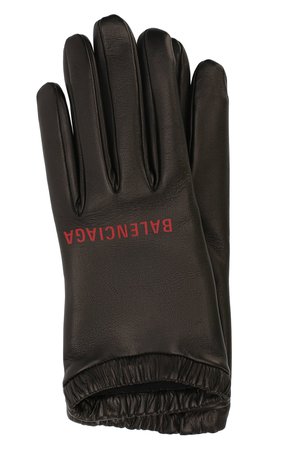 Женские черные кожаные перчатки BALENCIAGA — купить за 32650 руб. в интернет-магазине ЦУМ, арт. 584388/353B7
