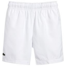 Lacoste Sport - Boys White Shorts | Childrensalon