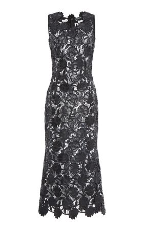 Guipure Lace Midi Dress By Dolce & Gabbana | Moda Operandi
