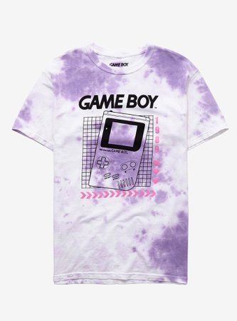 Nintendo Game Boy Tie-Dye Girls T-Shirt