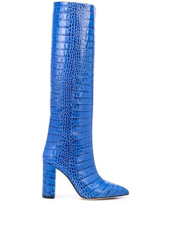 Paris Texas snakeskin effect heeled boots $795 - Shop AW19 Online - Fast Delivery, Price