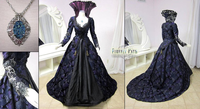 Regina Mills Once Upon a Time Purple Gown by Firefly-Path on DeviantArt