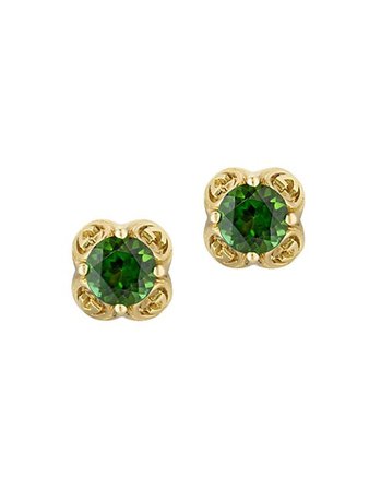 Shop Gucci 18K Yellow Gold Double G Earrings | Saks Fifth Avenue