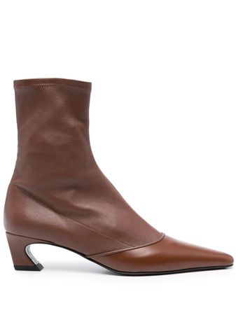 Acne Studios 47mm Leather Ankle Boot - Farfetch