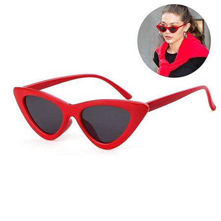 Cat Eye Red Sunglasses