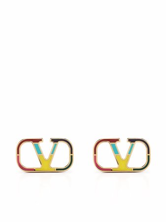 Valentino Garavani VLogo stud earrings - FARFETCH