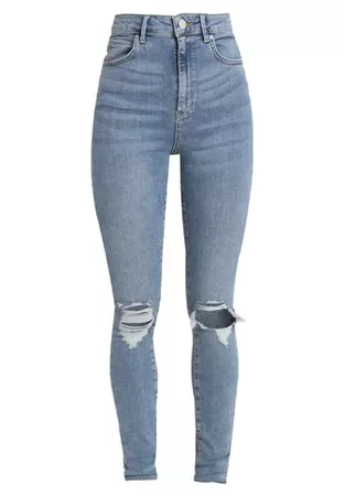 Gina Tricot CURVE - Jeans Skinny Fit - light blue - Zalando.co.uk