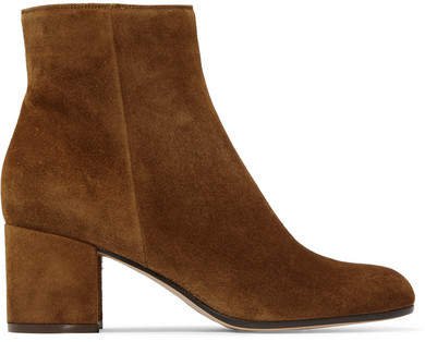 Margaux 65 Suede Ankle Boots - Tan