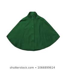 Green Poncho Coat