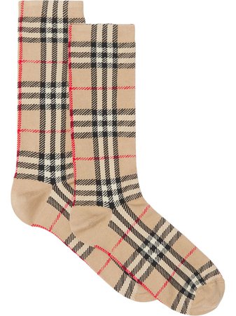 Burberry Vintage Check-pattern Socks - Farfetch