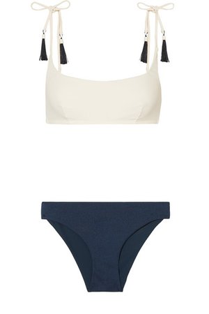 Emma Pake | Aurora & Fia tasseled bikini | NET-A-PORTER.COM