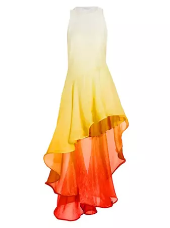 Shop Zimmermann Wonderland Waterfall High-Low Dress | Saks Fifth Avenue