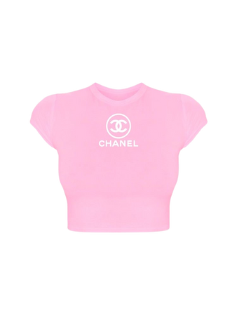 Chanel pink t shirt