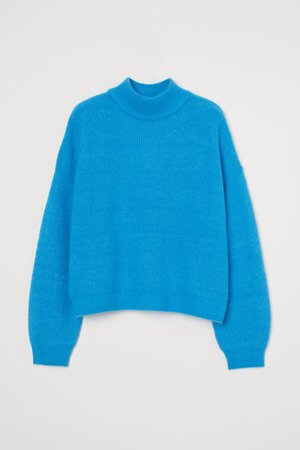 Wide jumper - Bright blue - Ladies | H&M GB