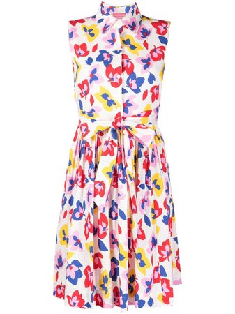 Kate Spade floral-print Sleeveless Shirt Dress - Farfetch