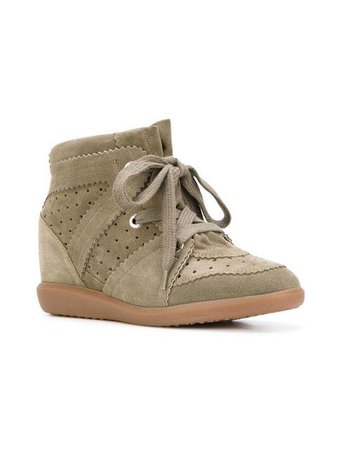 Isabel Marant Bobby Wedge Sneakers - Farfetch