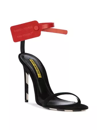 Off-White ankle tag sandal pumps $785 - Buy Online SS19 - Quick Shipping, Price