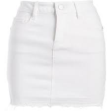 white Jean skirt - Google Search