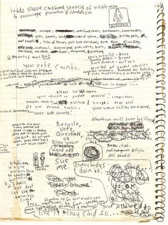 messy journal notebook