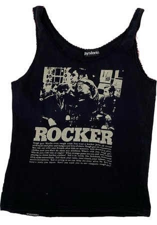 hysteric glamour ROCKER top