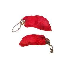 red rabbits foot keychain - Google Search