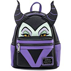 Amazon.com | Disney's Villains 11" Faux Leather Mini Backpack - A18550 | Casual Daypacks